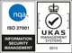 UKAS and ISO 27001 Certified Logo