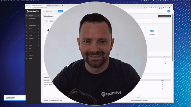 Watch demo: Sending a Contractor Service Request