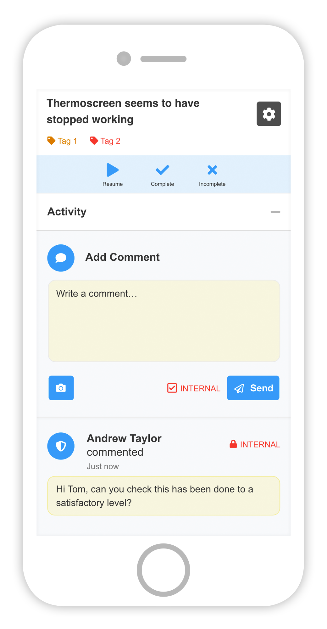 Internal Comments