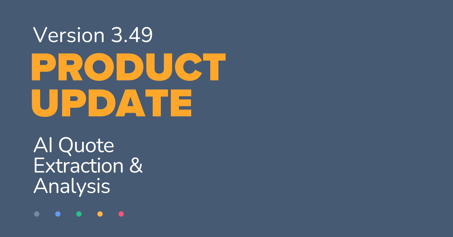 What's new? May product updates